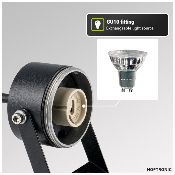 Hoftronic set van 9 spikey dimbare led prikspots e 14