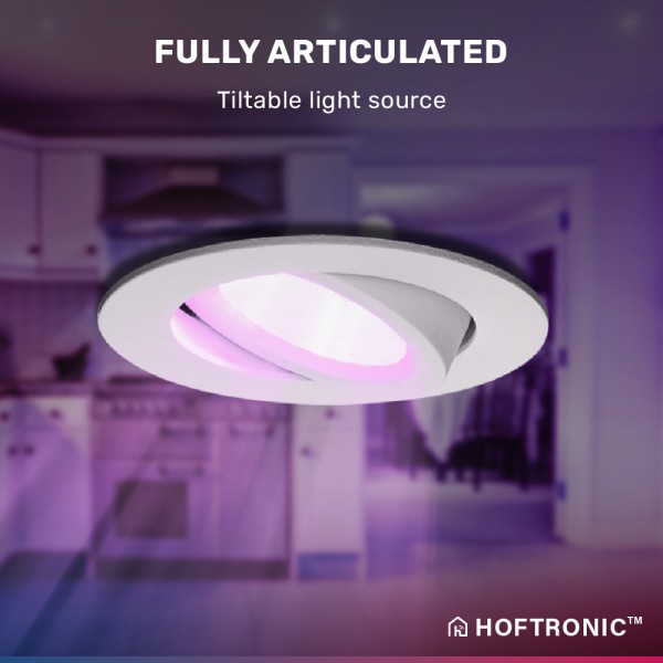 Hoftronic smart set van 6 smart led inbouwspots ro 14