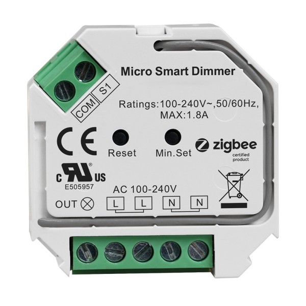 Hoftronic zigbee mini led dimmer ontvanger pro dra