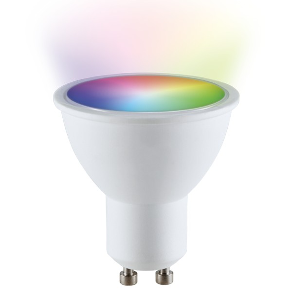 V tac gu10 smart led rgbww wifi 45 watt 400lm 110