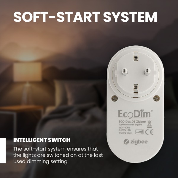 ecodim zigbee stekkerdimmer led fase afsnijding 0 5