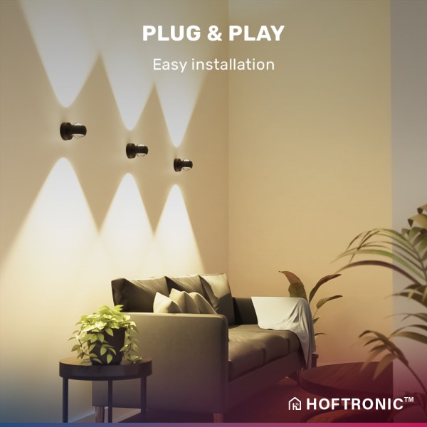 Hoftronic cupo smart wandlamp rgbww wifi bluetooth 15