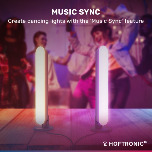 Hoftronic double radiance led bar rgb flow color l 5