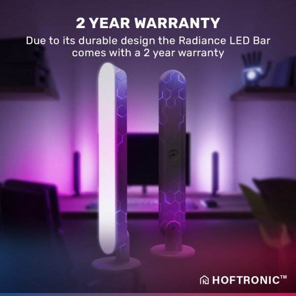 Hoftronic double radiance led bar rgb flow color l 8