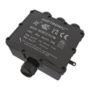 HOFTRONIC Lasdoos – IP68 Waterdicht – Voor 4 kabels – 4 tot 18 mm – Geschikt voor YMvK – Waterdichte Connector – Waterdichte Kabelverbinder