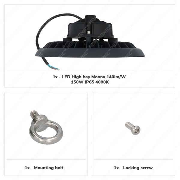 Hoftronic led high bay 150w 4000k ip65 lumileds 14 5