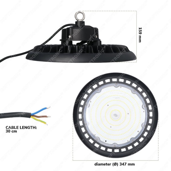 Hoftronic led high bay 200w 4000k ip65 lumileds 14 4