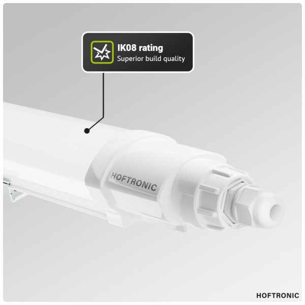 Hoftronic q series led tl armatuur 120cm ip65 wate 14