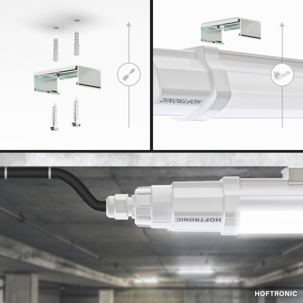 Hoftronic q series led tl armatuur 120cm ip65 wate 16