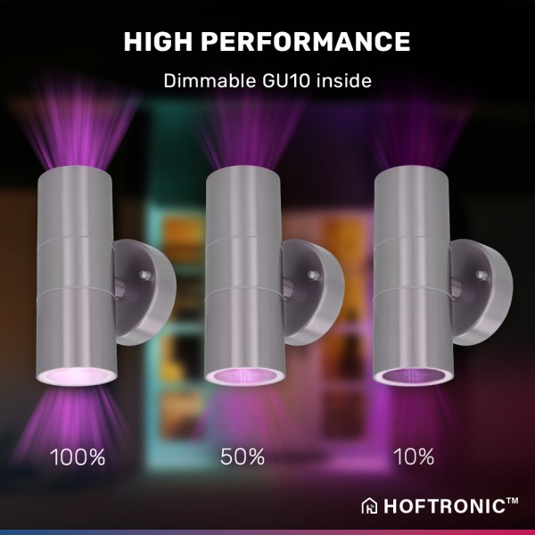 Hoftronic smart smart wifi led wandlamp jasmin rgb 4