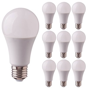 V-TAC Voordeelpak 10 stuks E27 LED Lamp 8.5 Watt A60 4000K Vervangt 60 Watt