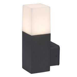 V-TAC Wandlamp GU10 Vierkant Zwart Aluminium IP54