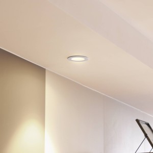 Arcchio LED downlight Aryx, wit, 2.700K