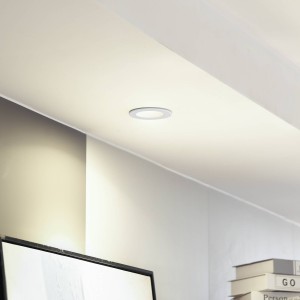 Arcchio LED downlight Aryx, wit, 3.000K