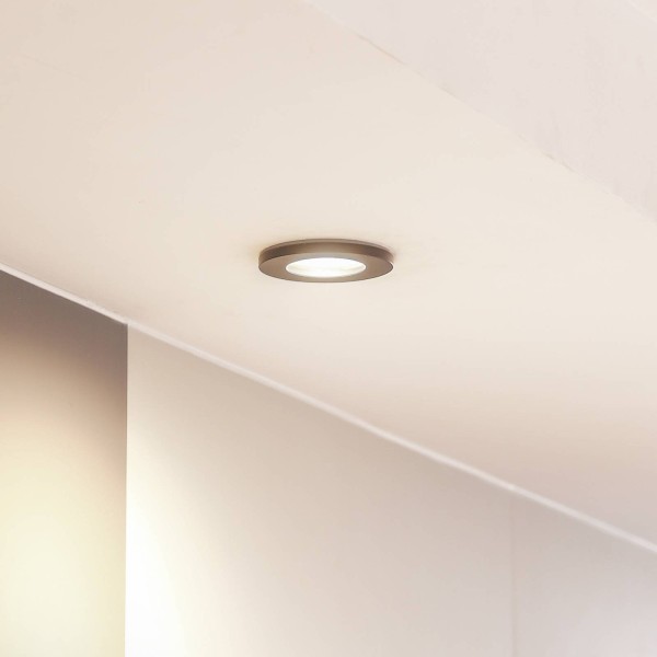 Arcchio downlight sylvi zwart ø 8