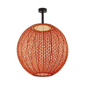 Bover Nans Sphere PF/60 LED buiten plafondlamp rood