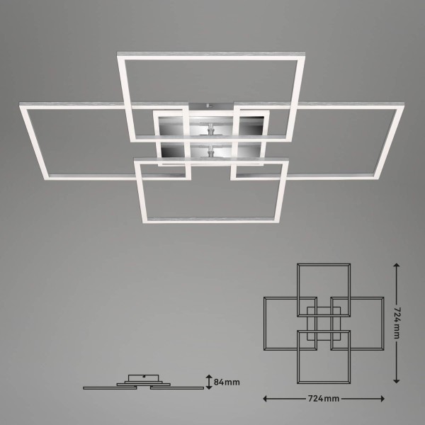 Briloner frame s led plafondlamp