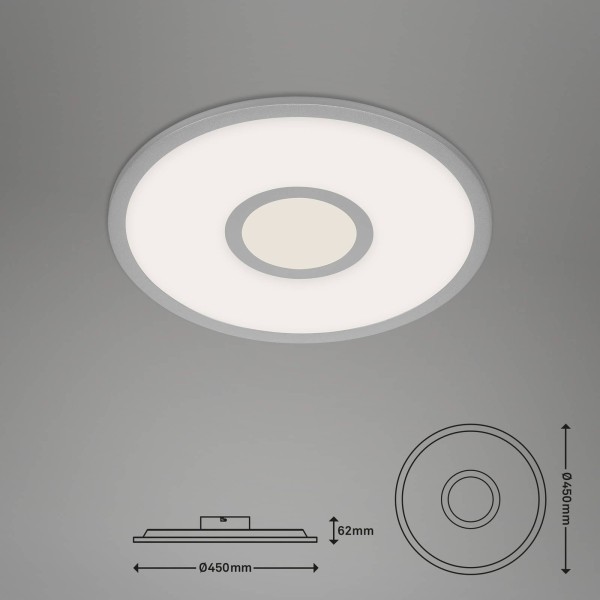 Briloner led plafondlamp centro s cct rgb tuya ø 45 cm