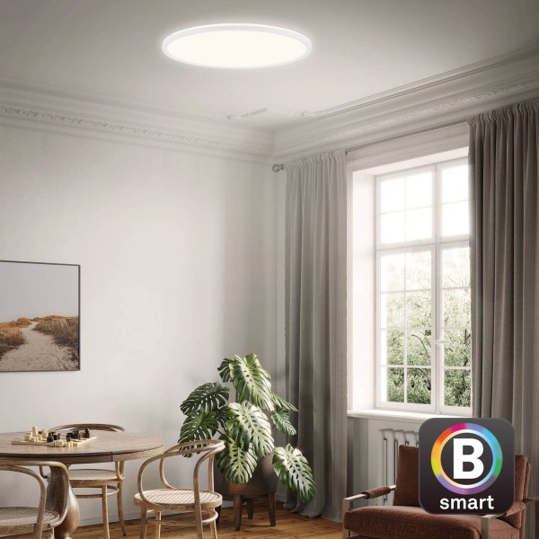 Briloner led plafondlamp slim s dimbaar cct wit ø 45 cm