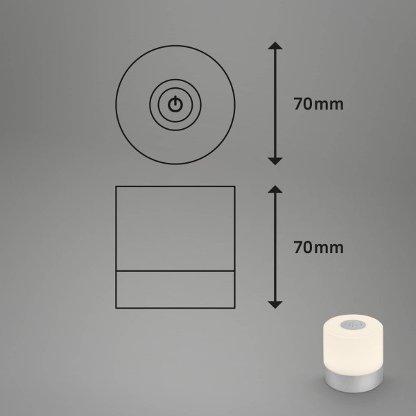 Briloner led tafellamp smal