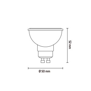 Calex Smart LED reflectorlamp GU10 4.9W CCT RGB