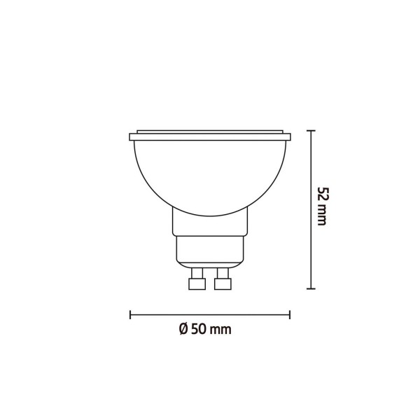 Calex smart led reflectorlamp gu10 4. 9w cct rgb