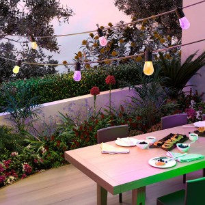 Calex Smart Partystring lichtketting voor buiten, RGBW