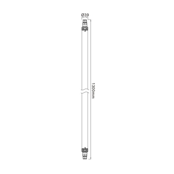 Deko-light led vochtbestendige lamp tri proof slim lengte 130 cm