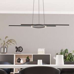 EGLO LED hanglamp Zillerio-Z zwart ZigBee CCT dime