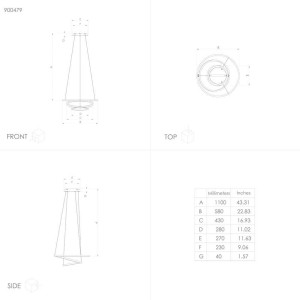 EGLO connect Lobinero-Z LED hanglamp, zwart