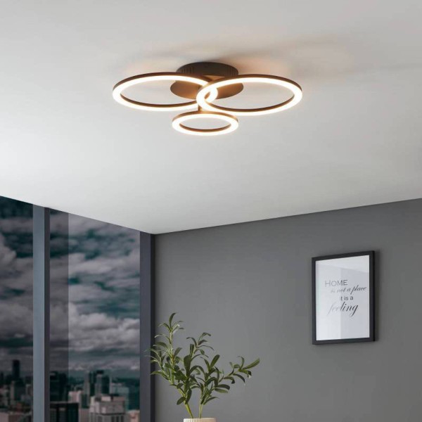 Eglo connect parrapos-z led plafondlamp