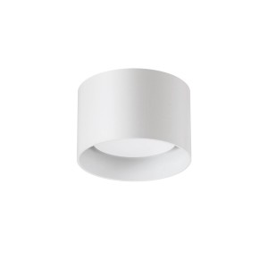 Ideallux Ideal Lux downlight Spike Rond, wit, aluminium, Ø 10 cm