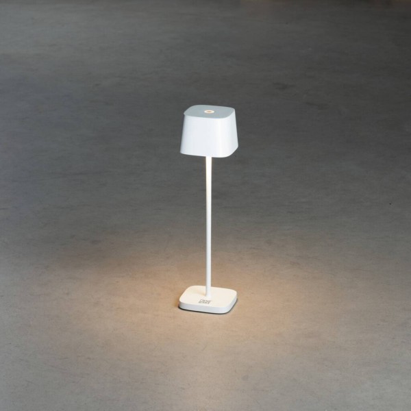 Konstsmide led tafellamp capri mini voor buiten wit 3