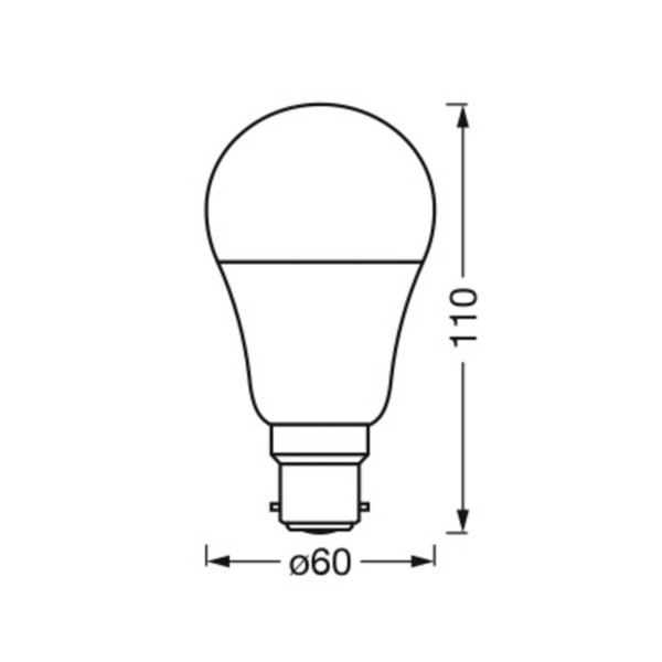 Ledvance smart wifi b22d 9w classic rgbw 2