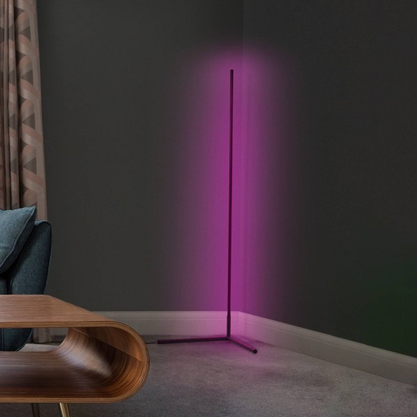 Ledvance smart+ wifi floor corner vloerlamp zwart 140 cm