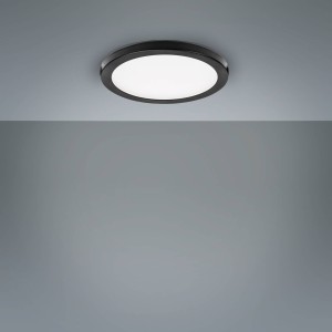 LIGHTME LED inbouwlamp Aqua Plano IP44 zwart