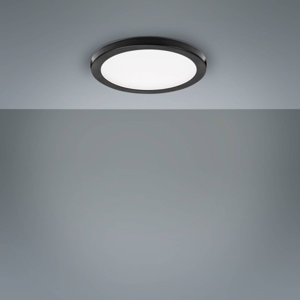 Lightme led inbouwlamp aqua plano ip44 zwart