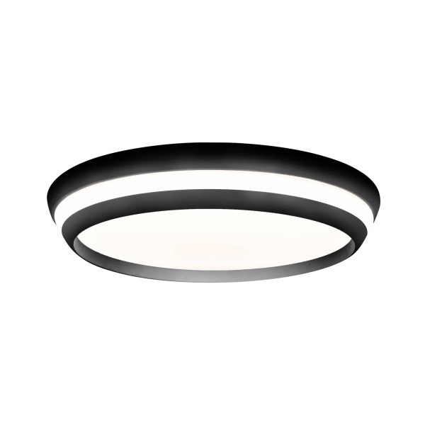 Lutec led plafondlamp cepa rgbw cct zwart ø 45 cm