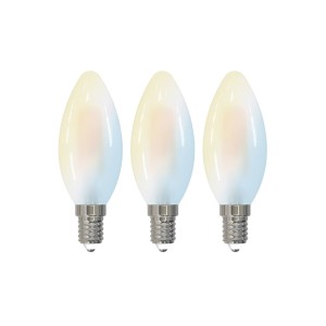 LUUMR Smart LED druppellamp set van 3 E14 4.2W CCT helder Tuya