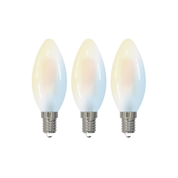 Luumr smart led druppellamp set van 3 e14 4. 2w cct helder tuya