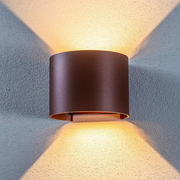 Lindby led buitenwandlamp nivar