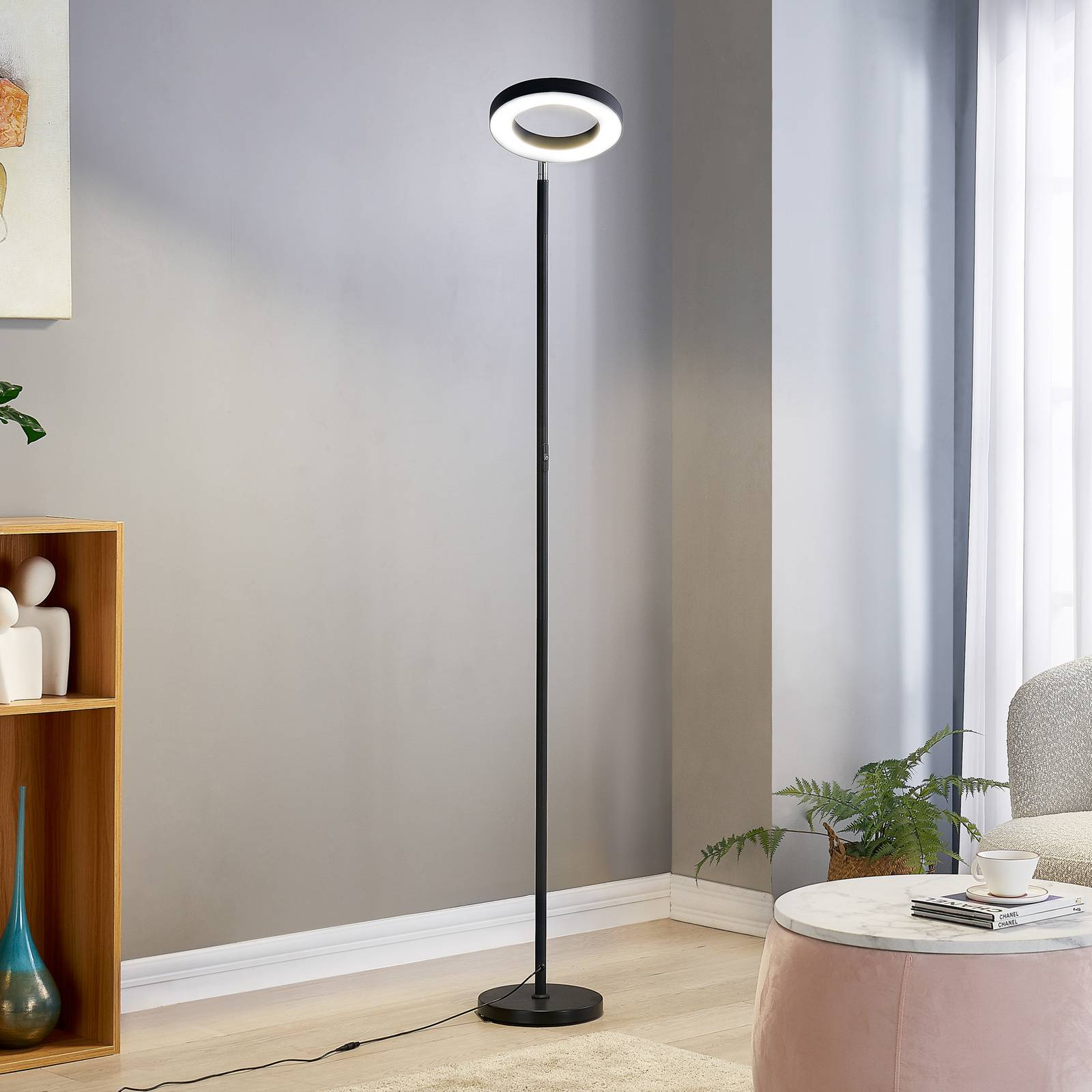 Lindby smart led vloerlamp cilian, rgbw, cct, zigbee, hue