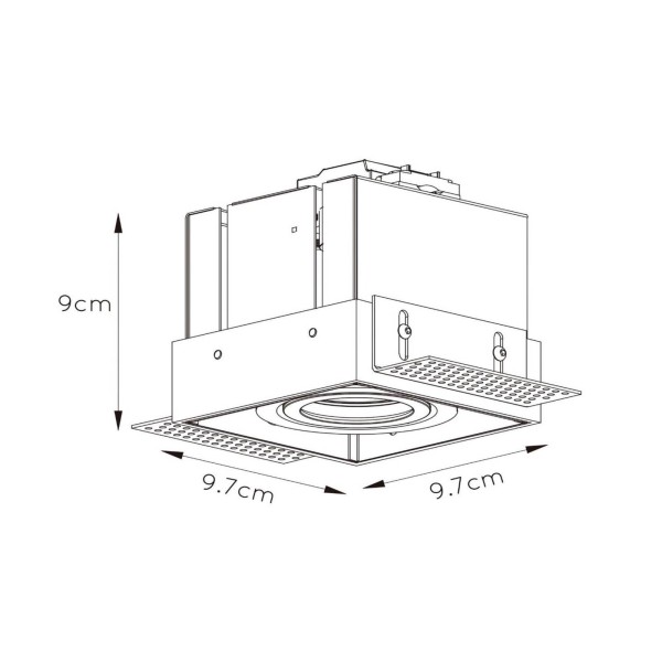 Lucide inbouwspot trimless