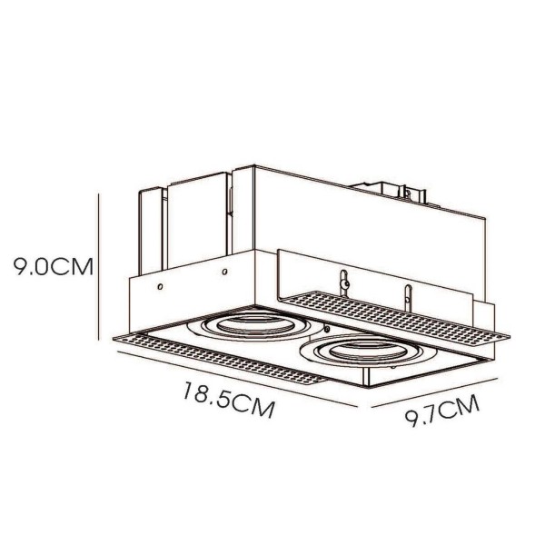 Lucide inbouwspot trimless