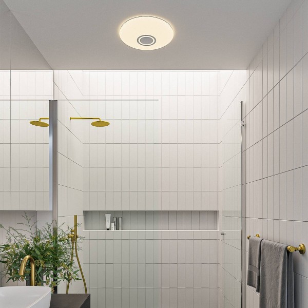 Nordlux led plafondlamp djay smart cct met luidspreker