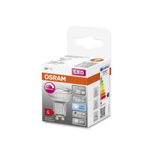 OSRAM LED reflector GU10 3,4W 940 36° 230lm dim