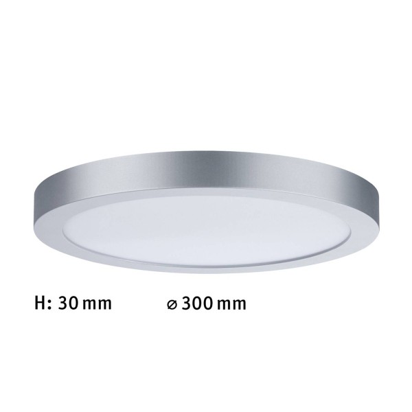 Paulmann abia led paneel ø 30cm 4. 000k chroom