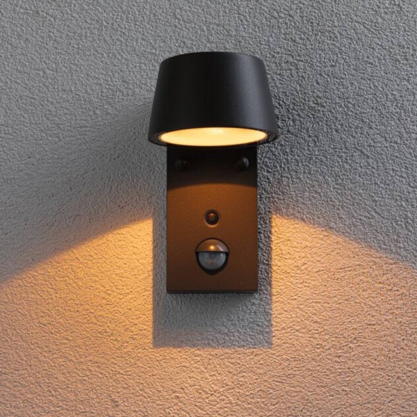 Paulmann capea led buitenwandlamp antraciet aluminium