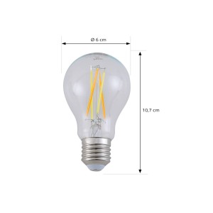 Prios Slimme LED lamp E27 A60 7,5W CCT WiFi Tuya