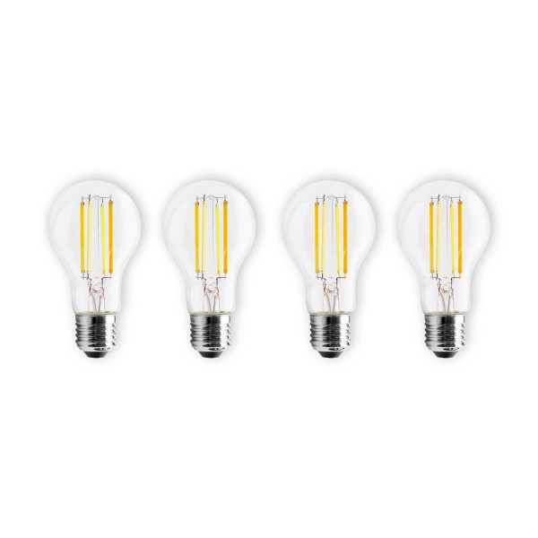 Prios smart led filament e27 7w dimbaar cct tuya set van 4